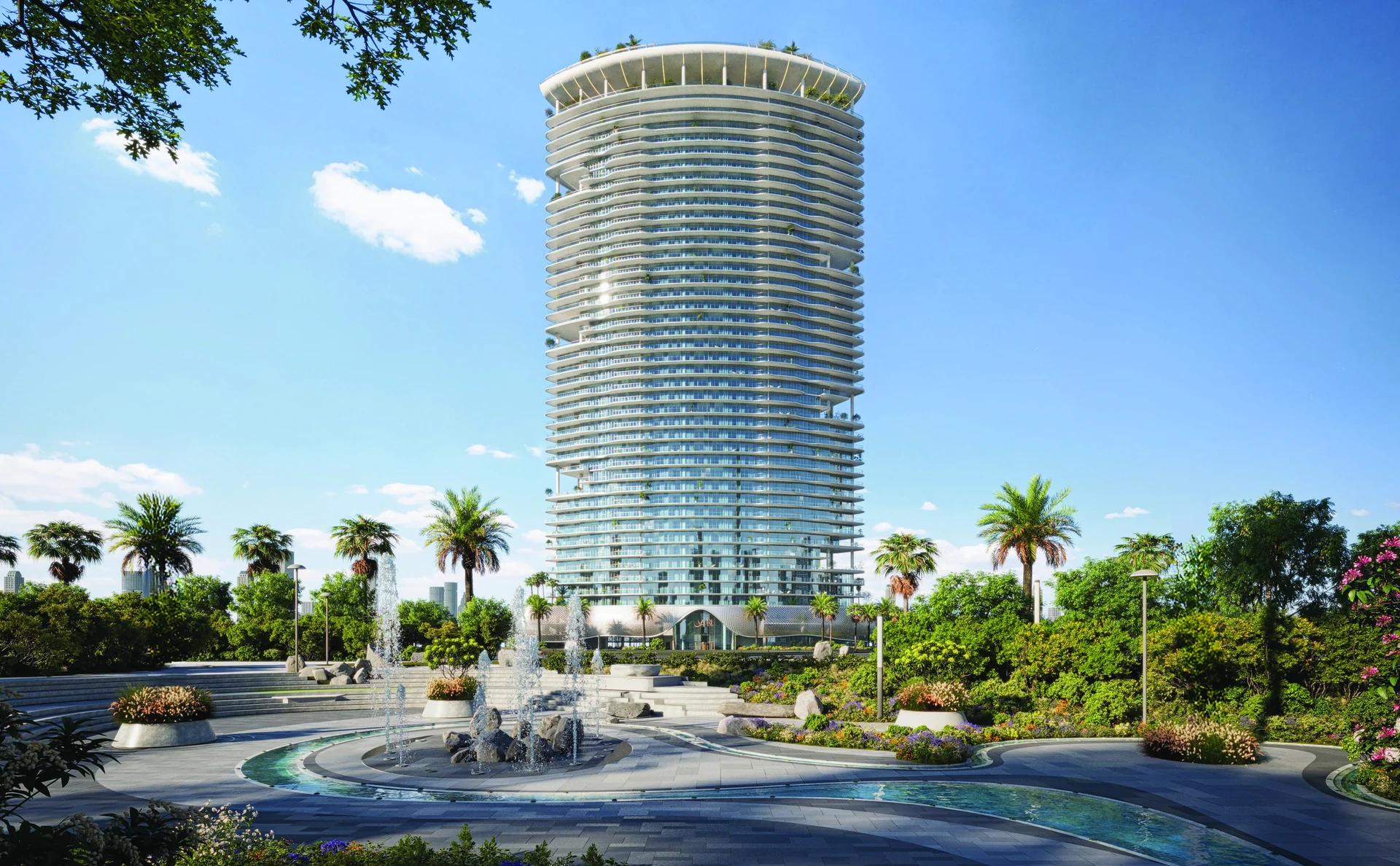 Azure by Lapis tower architecture in RAK Central